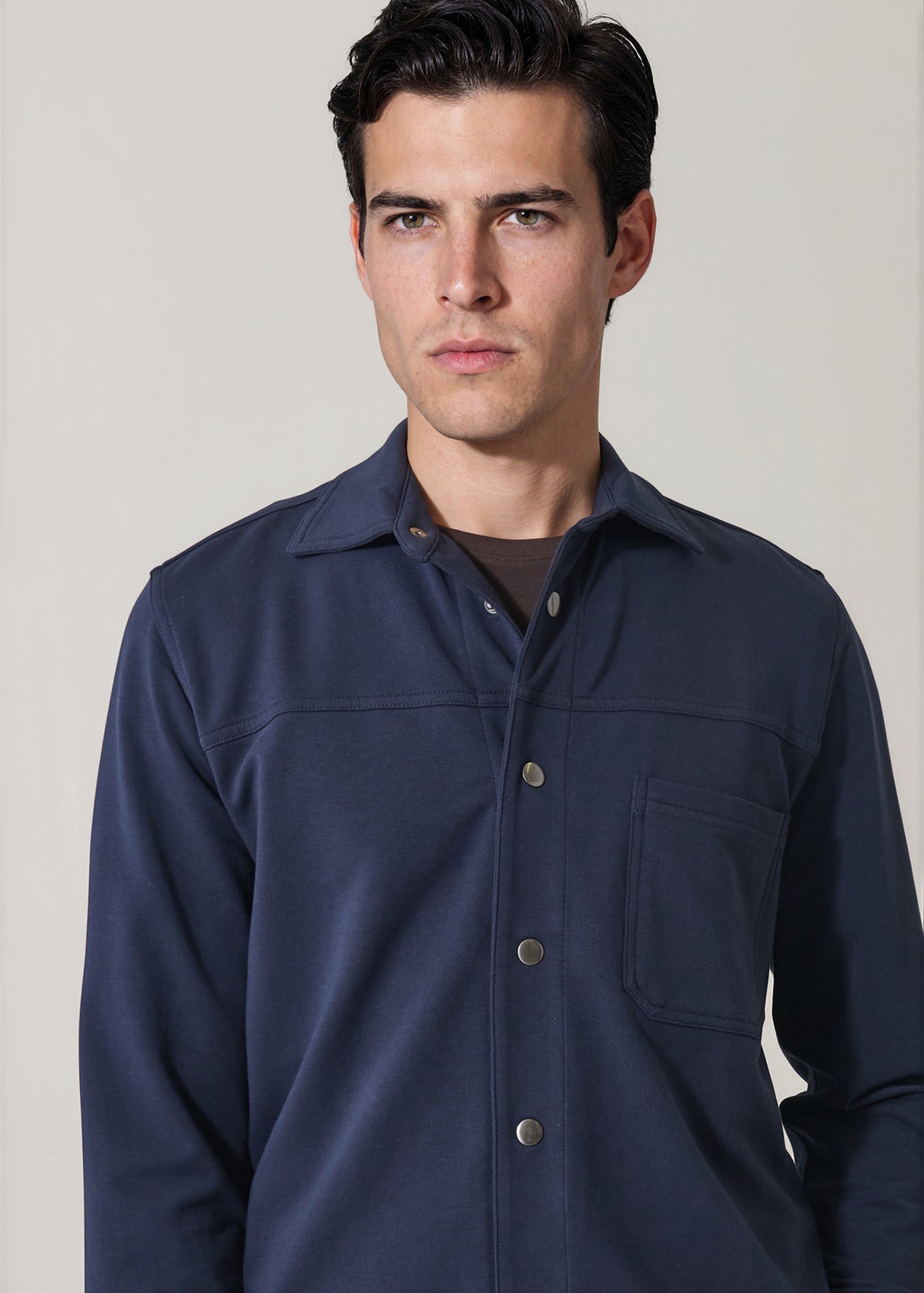 Pima Cotton French Terry Overshirt - PATRICK ASSARAF