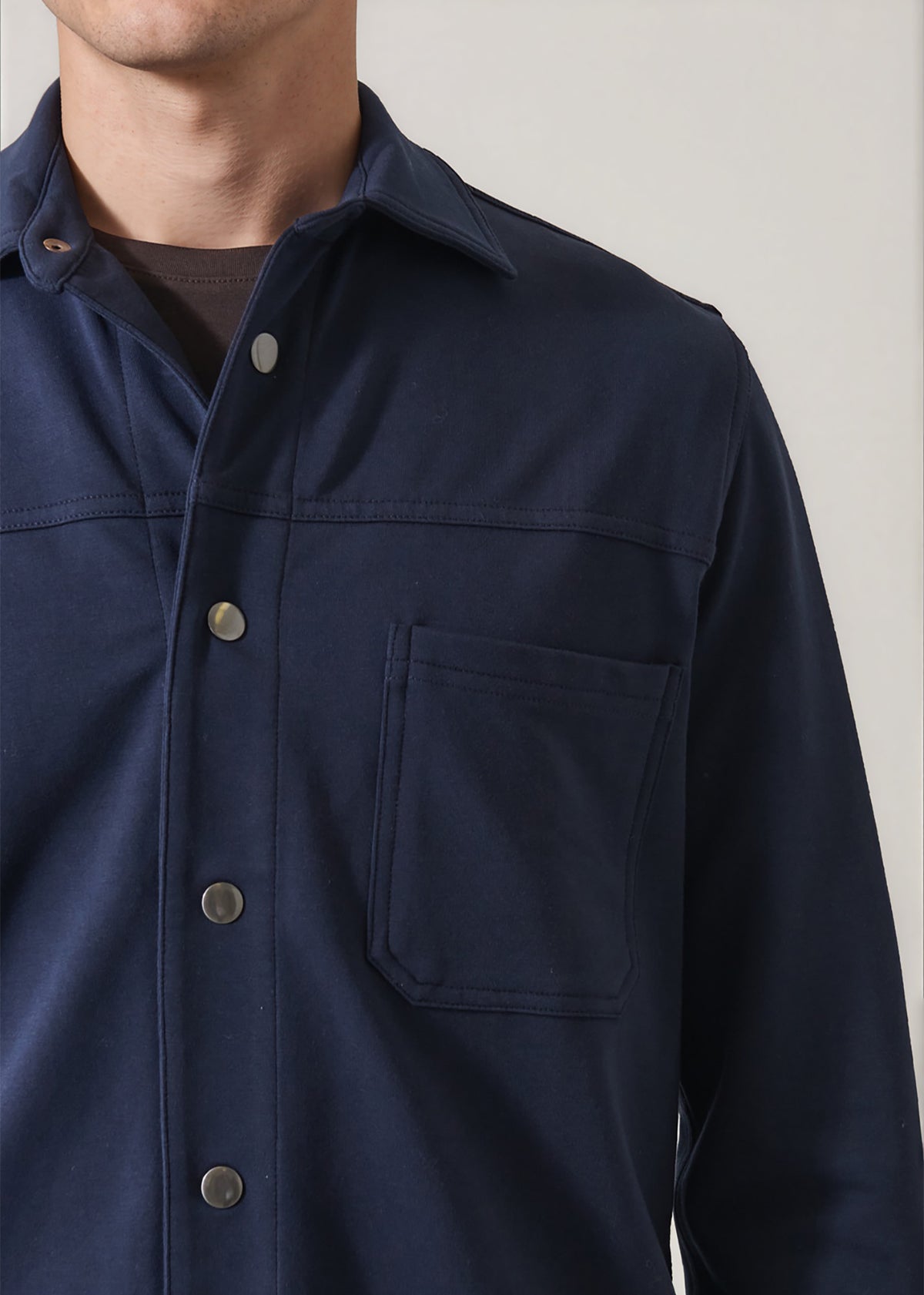 Pima Cotton French Terry Overshirt - PATRICK ASSARAF