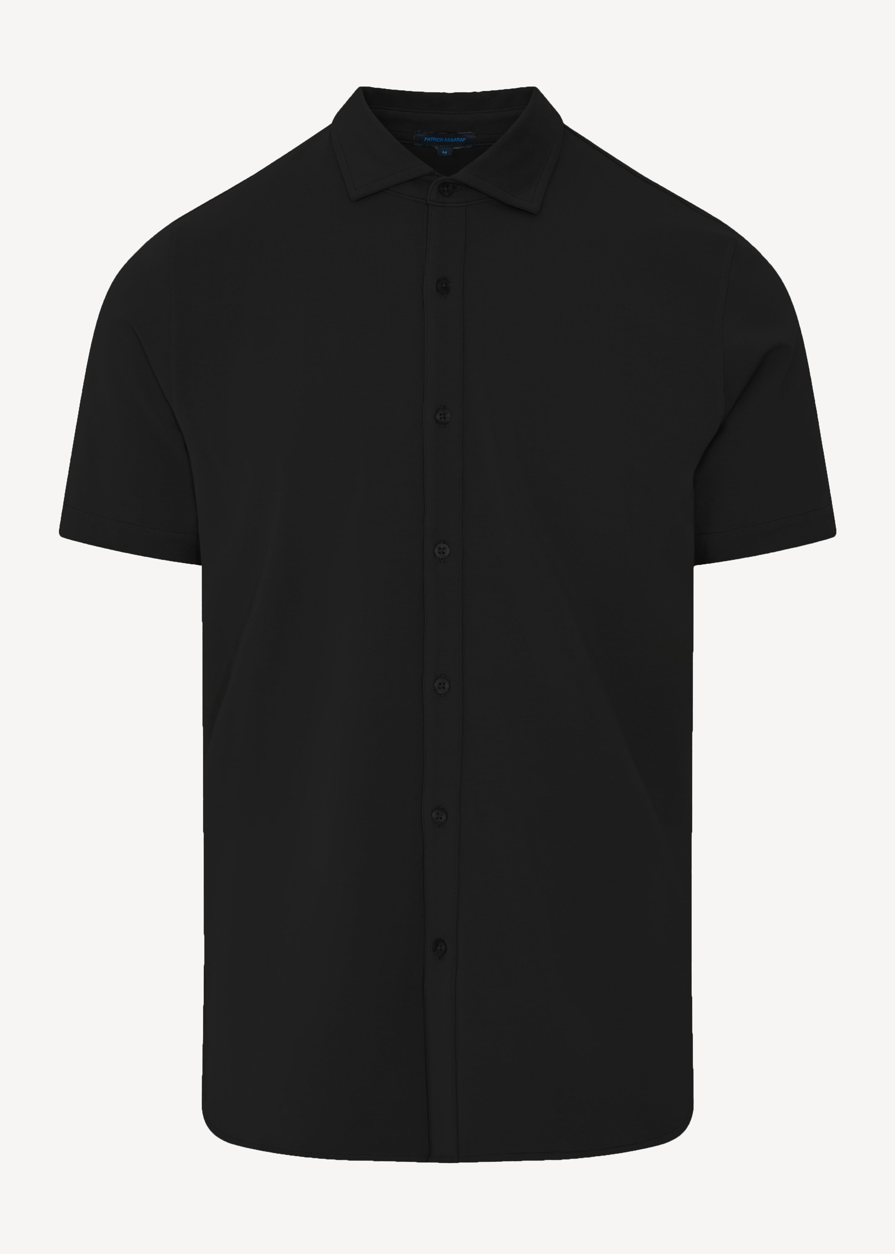 Pima Cotton Stretch Button Front Shirt - PATRICK ASSARAF