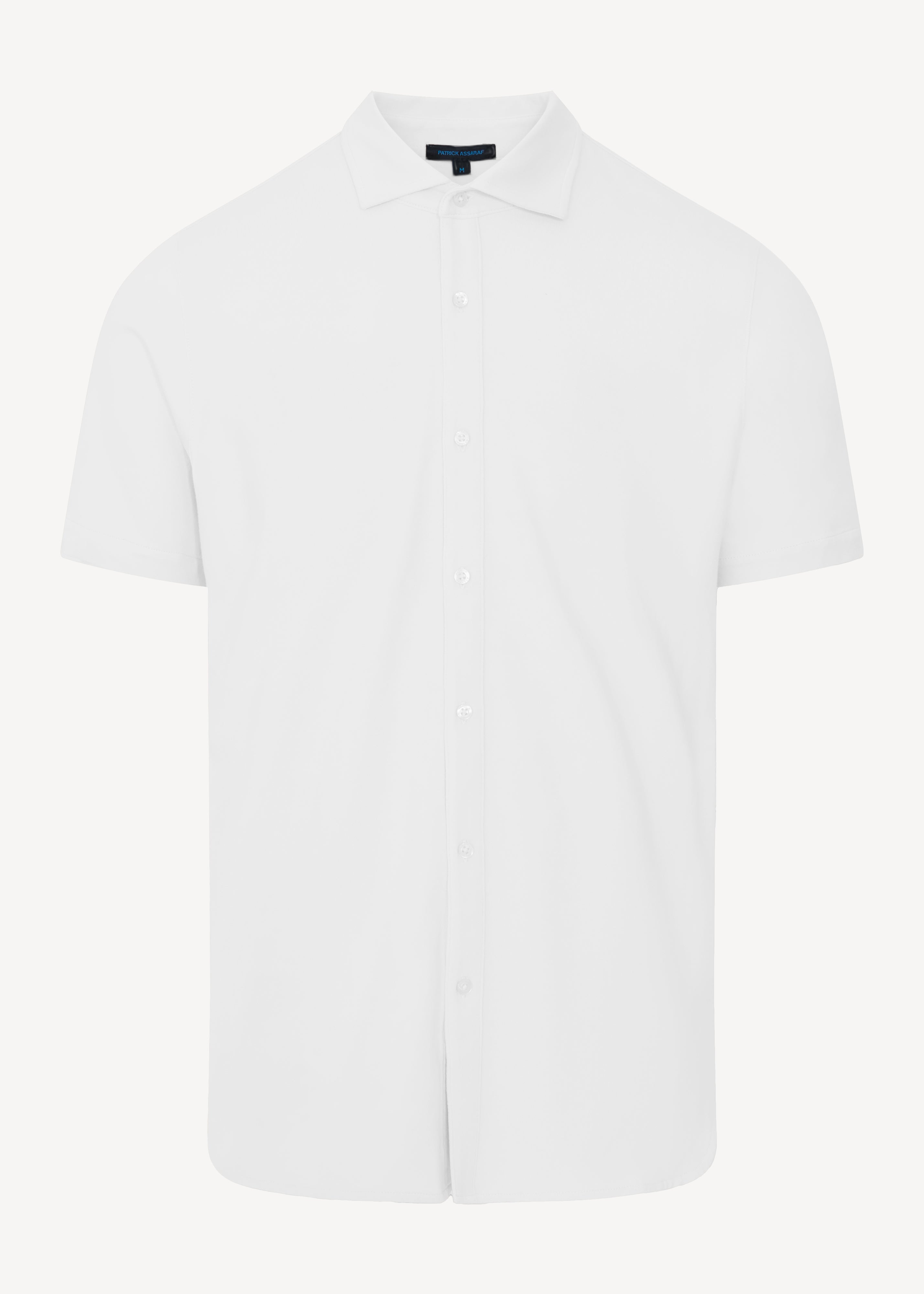 Pima Cotton Stretch Button Front Shirt - PATRICK ASSARAF