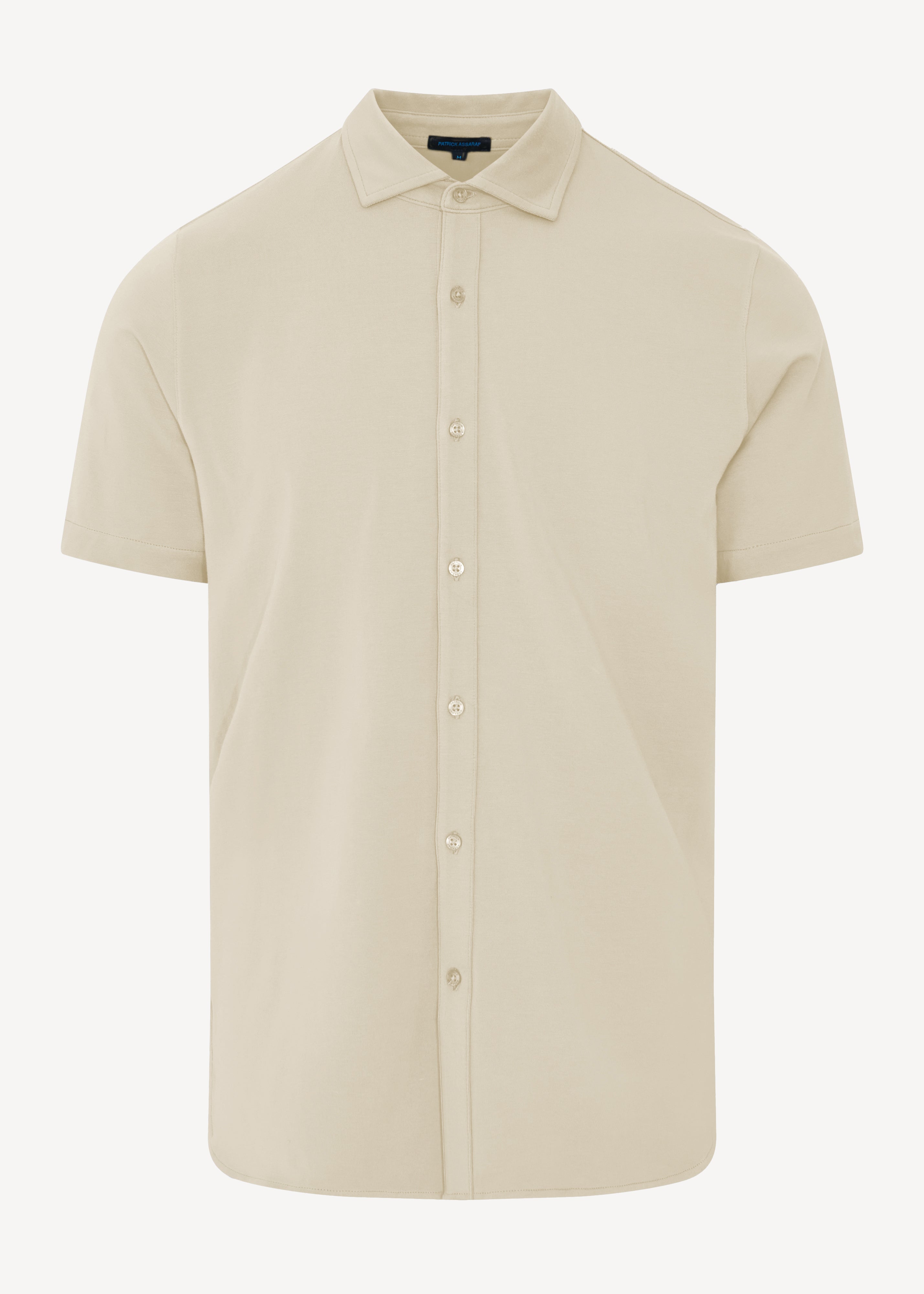 Pima Cotton Stretch Button Front Shirt - PATRICK ASSARAF