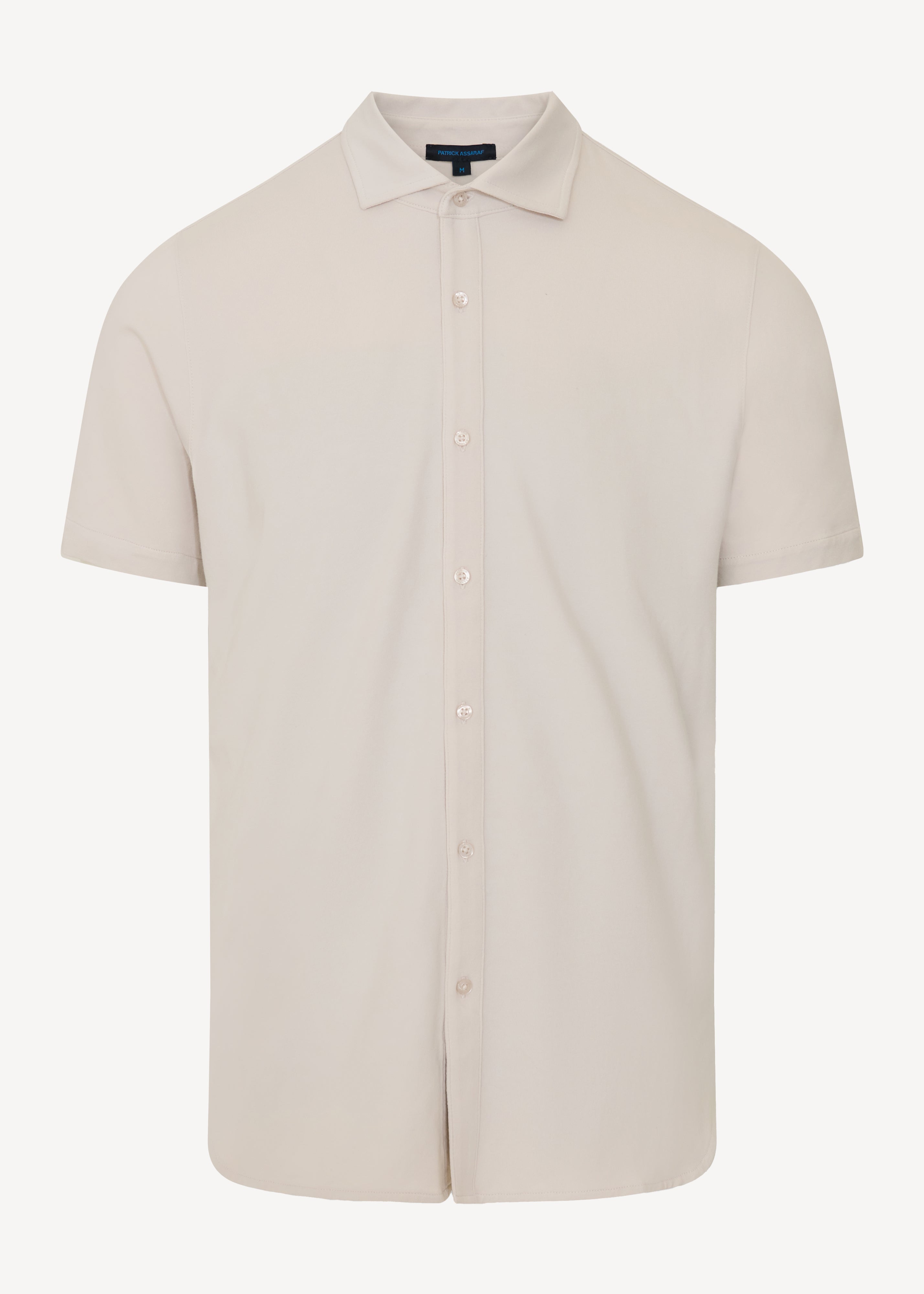 Pima Cotton Stretch Button Front Shirt - PATRICK ASSARAF