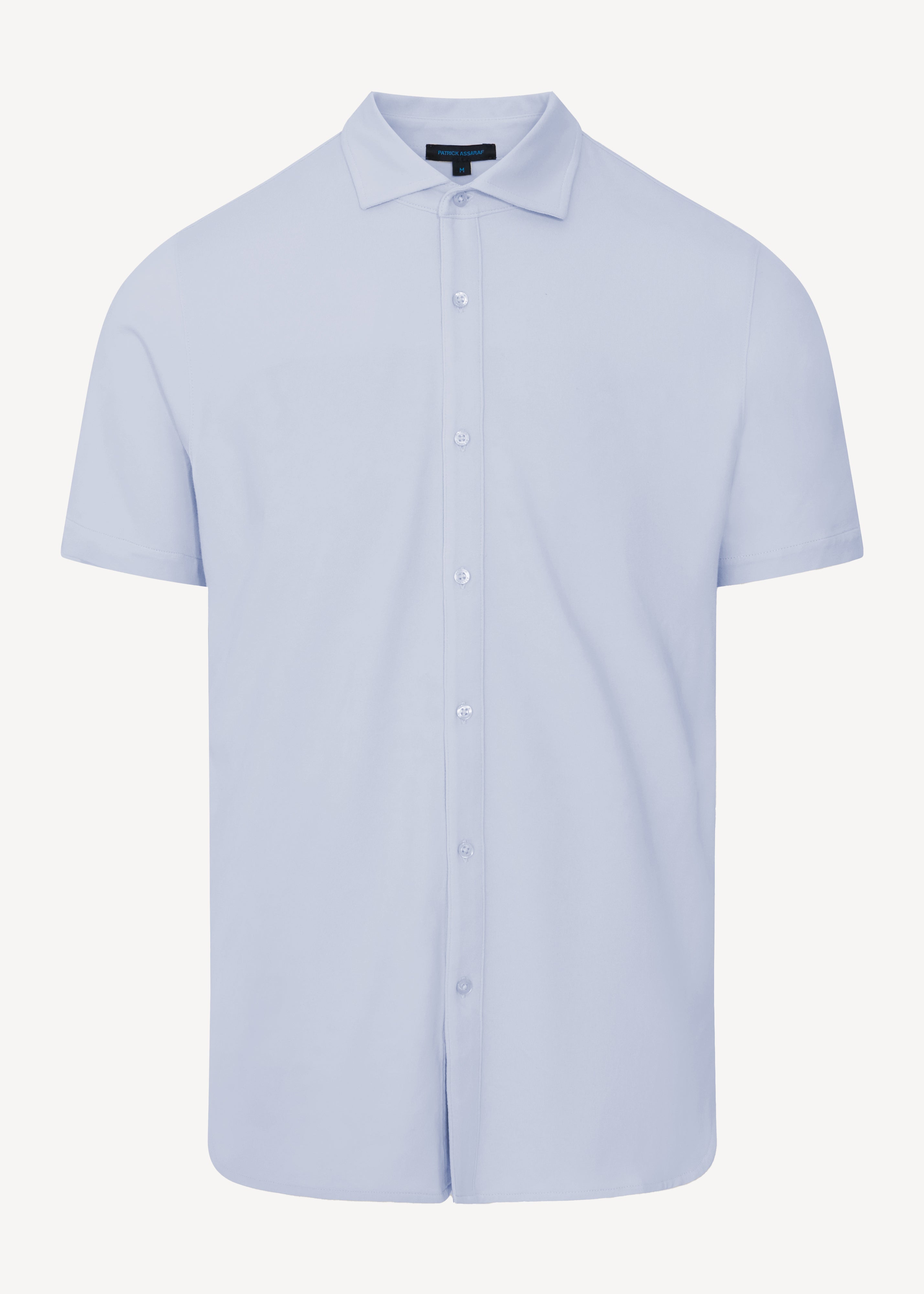 Pima Cotton Stretch Button Front Shirt - PATRICK ASSARAF