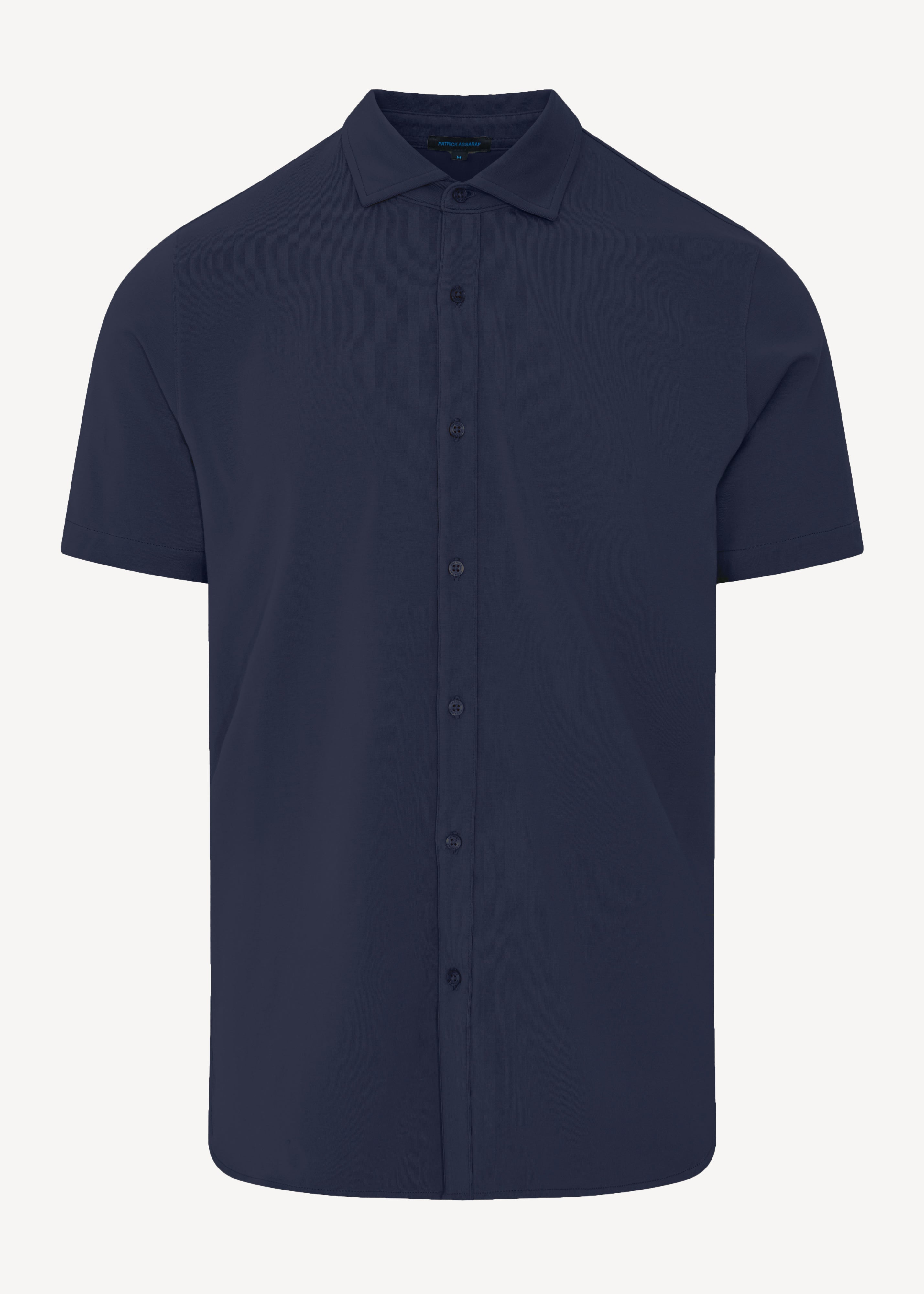 Pima Cotton Stretch Button Front Shirt - PATRICK ASSARAF