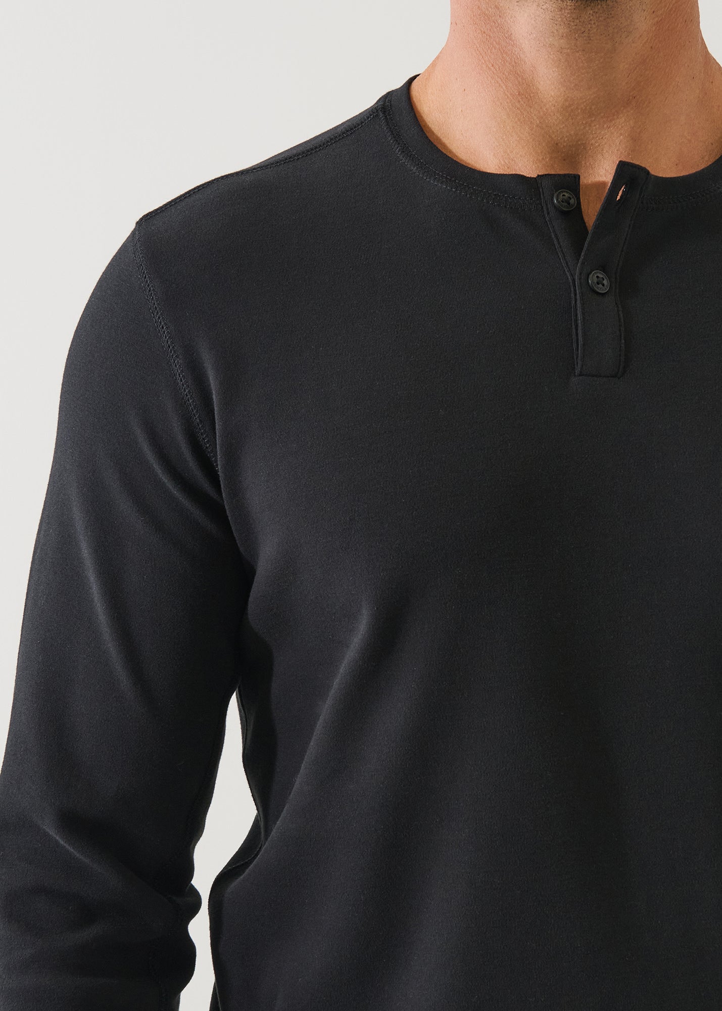 Pima Cotton Interlock Henley