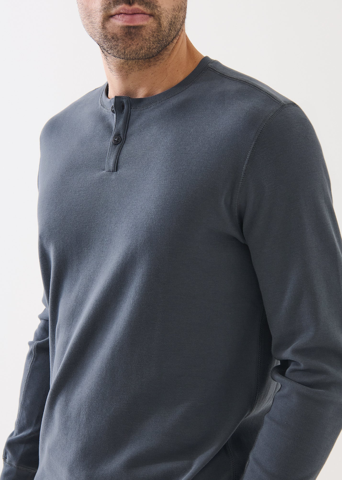 Pima Cotton Interlock Henley