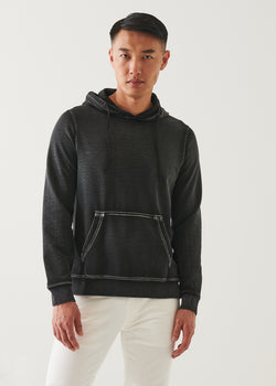 PIMA COTTON FRENCH TERRY VINTAGE WASH HOODIE | PATRICK ASSARAF.