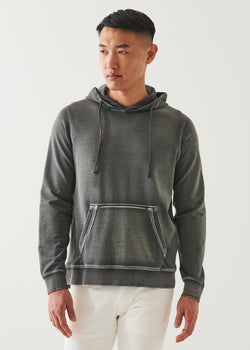 PIMA COTTON FRENCH TERRY VINTAGE WASH HOODIE
