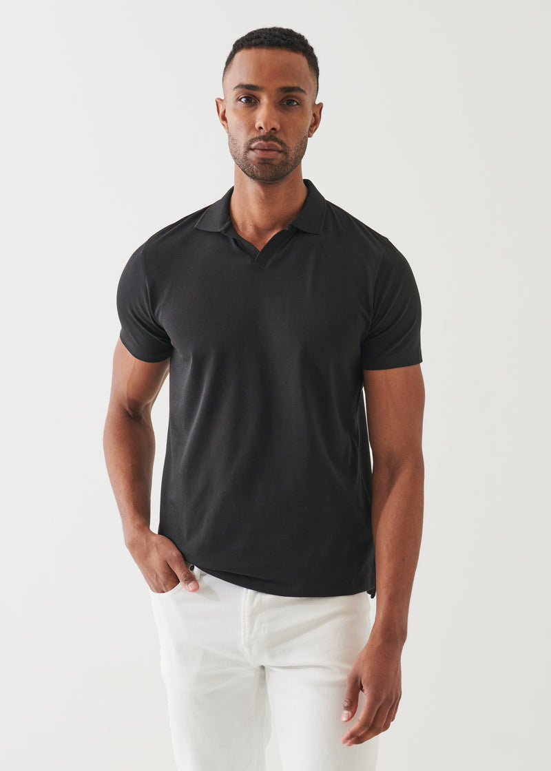 Pima Cotton Stretch Open Polo