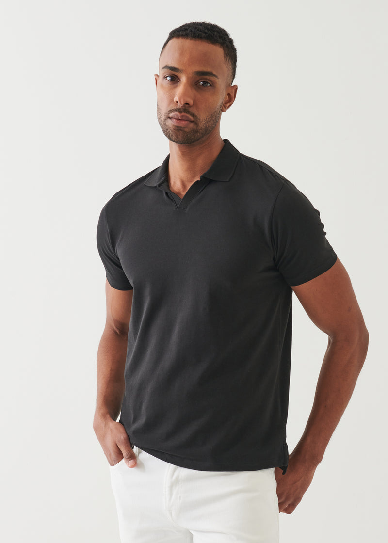 Pima Cotton Stretch Open Polo