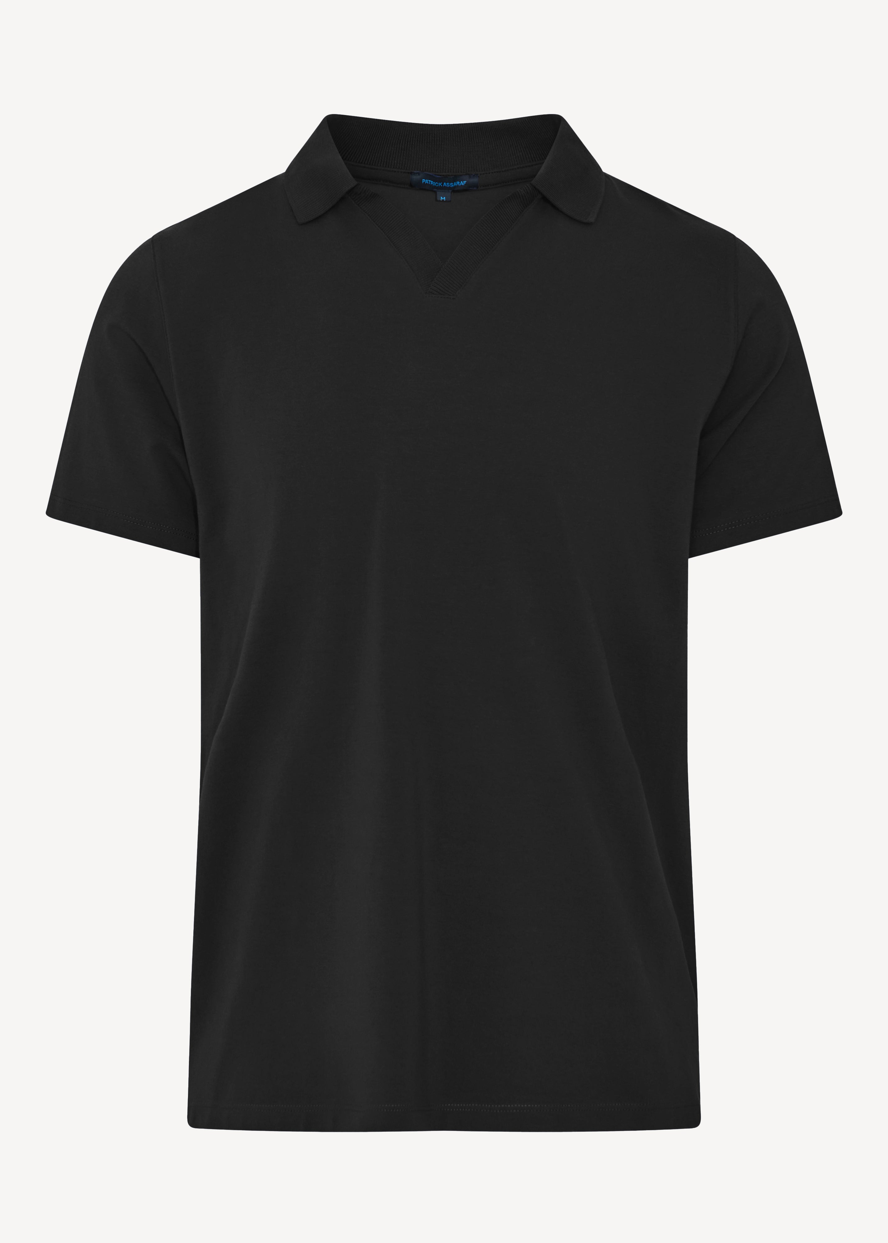 Pima Cotton Stretch Open Polo - PATRICK ASSARAF