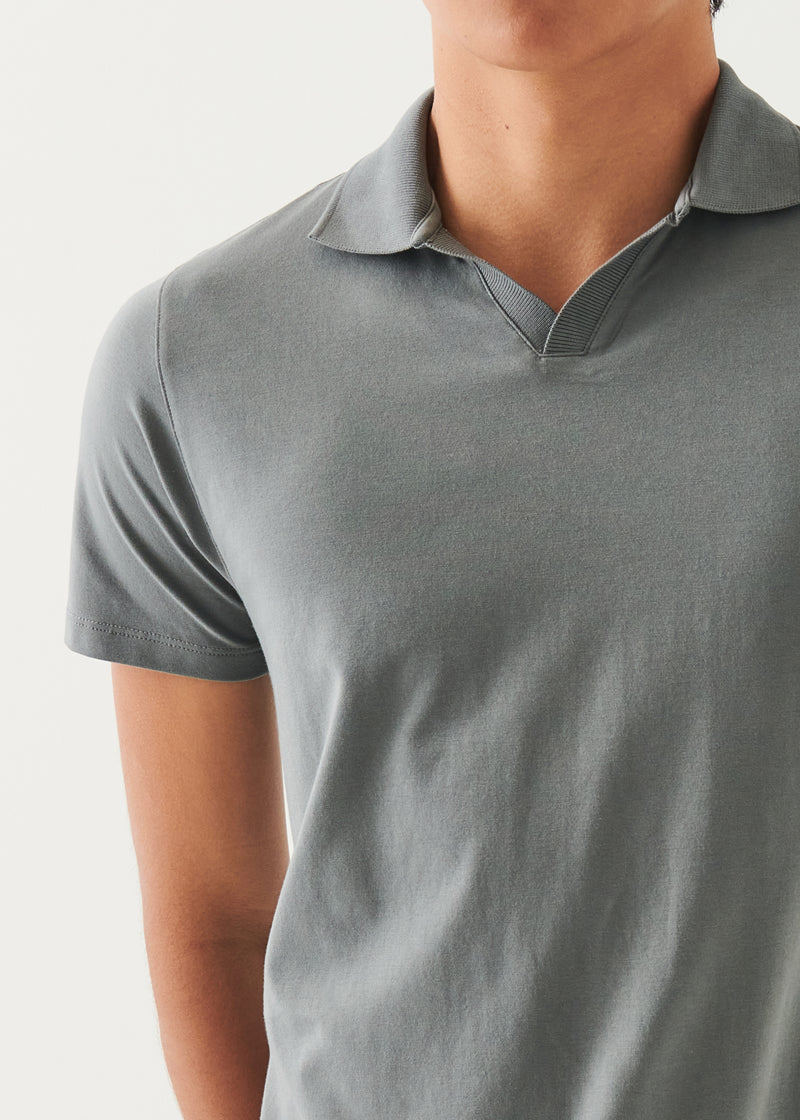 Pima Cotton Stretch Open Polo