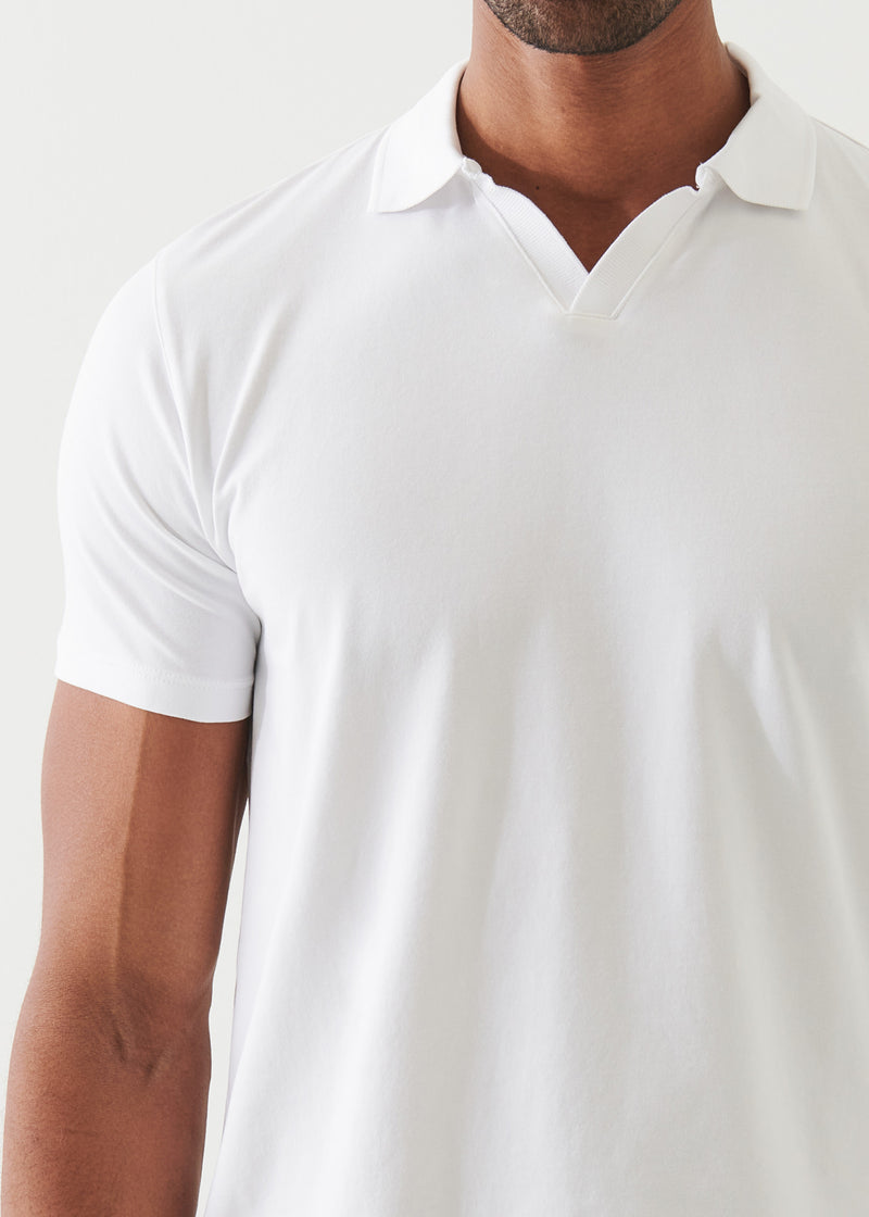 Pima Cotton Stretch Open Polo