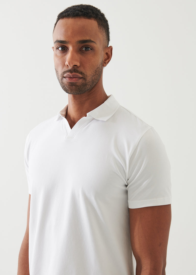 Pima Cotton Stretch Open Polo