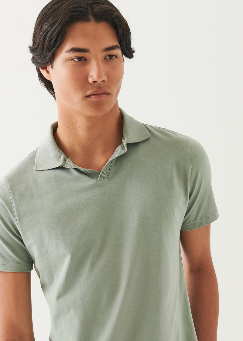 Pima Cotton Stretch Open Polo