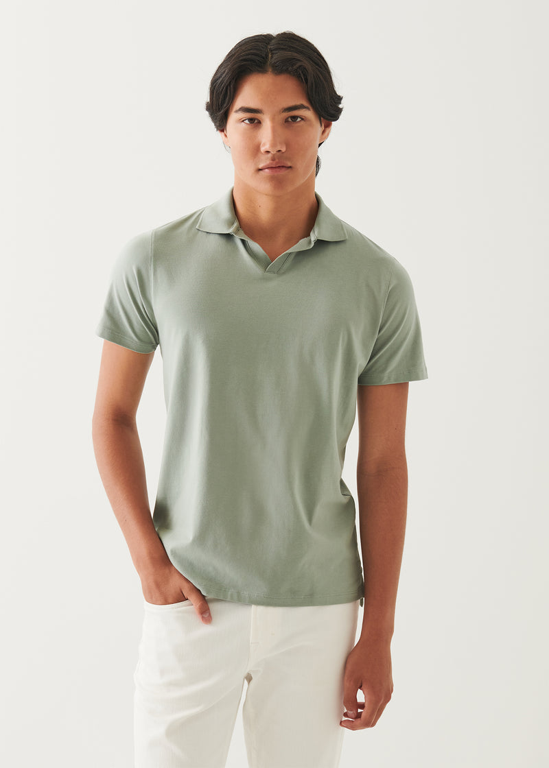 Pima Cotton Stretch Open Polo