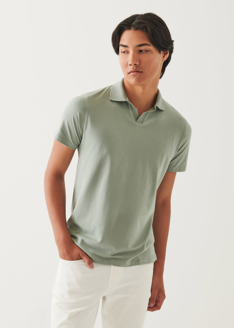 Pima Cotton Stretch Open Polo