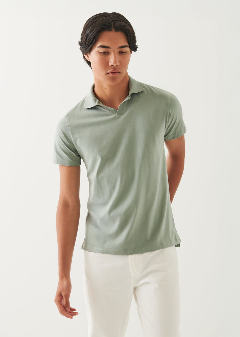 Pima Cotton Stretch Open Polo