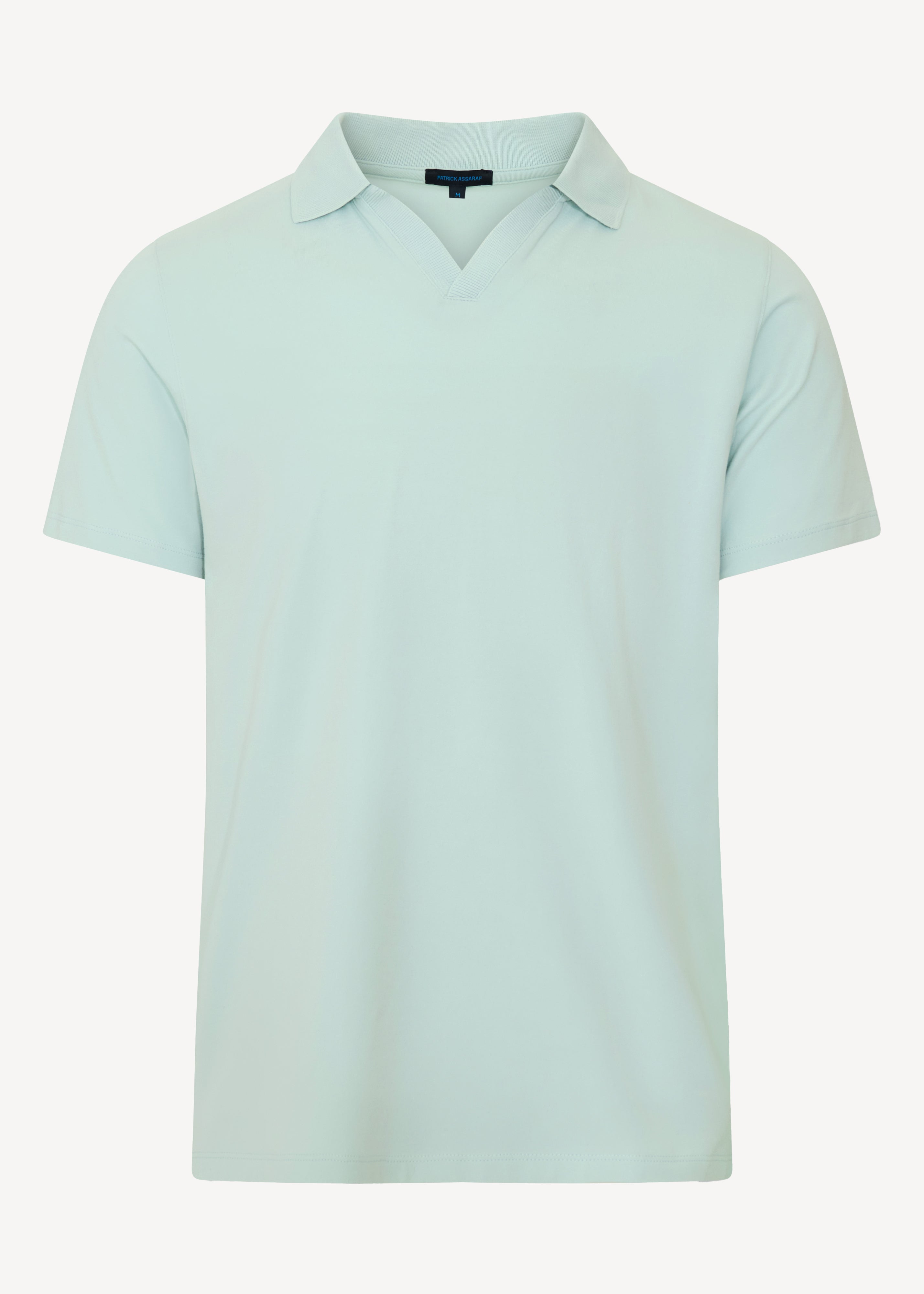 Pima Cotton Stretch Open Polo - PATRICK ASSARAF