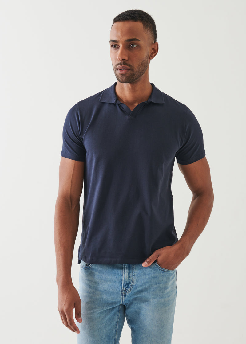 Pima Cotton Stretch Open Polo