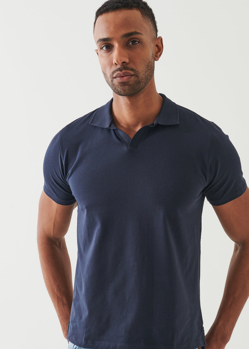 Pima Cotton Stretch Open Polo