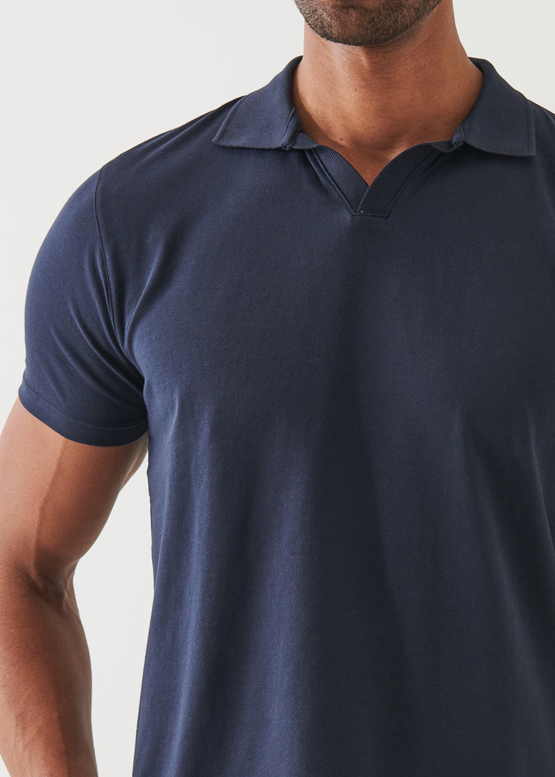 Pima Cotton Stretch Open Polo