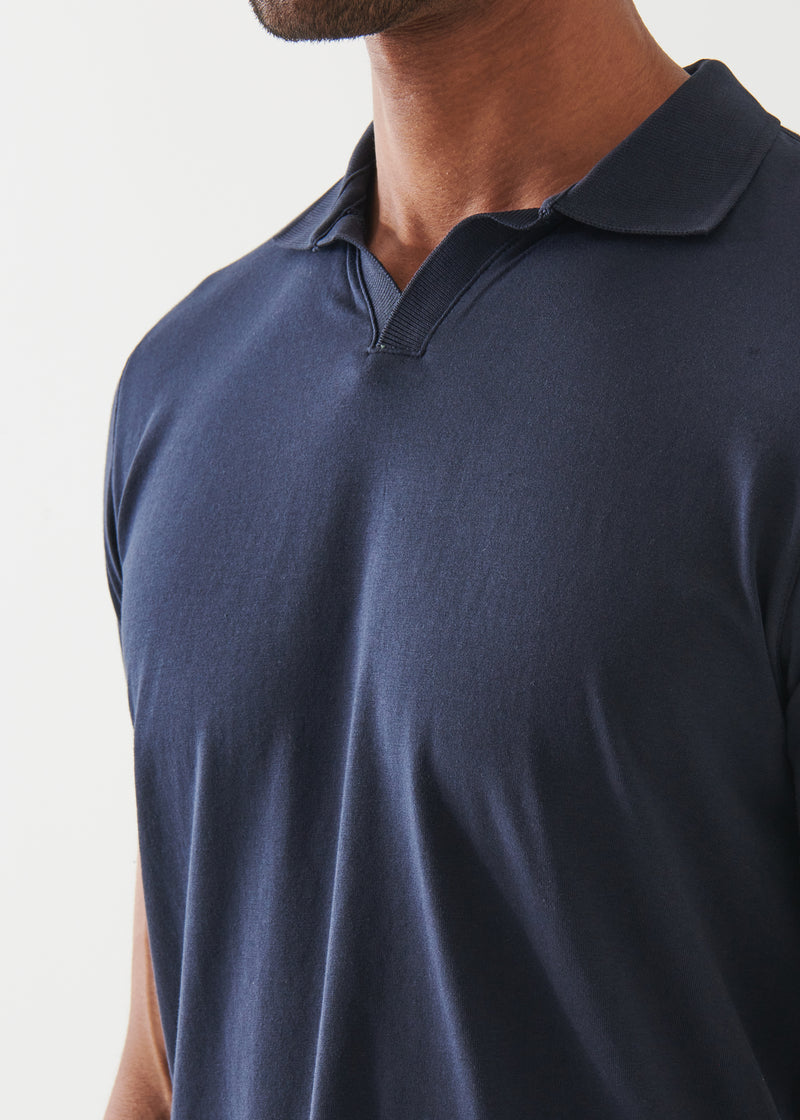 Pima Cotton Stretch Open Polo