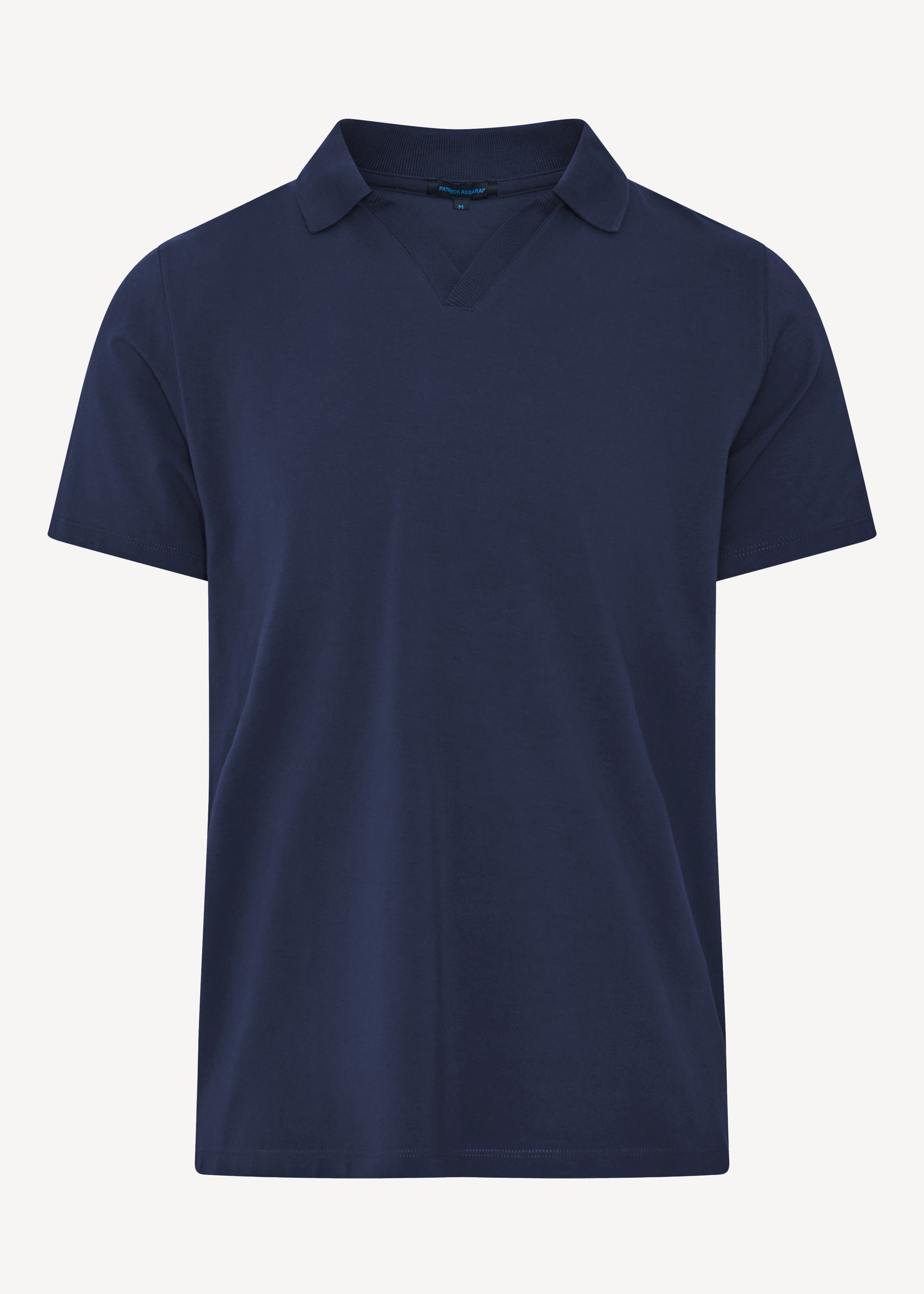 Pima Cotton Stretch Open Polo - PATRICK ASSARAF