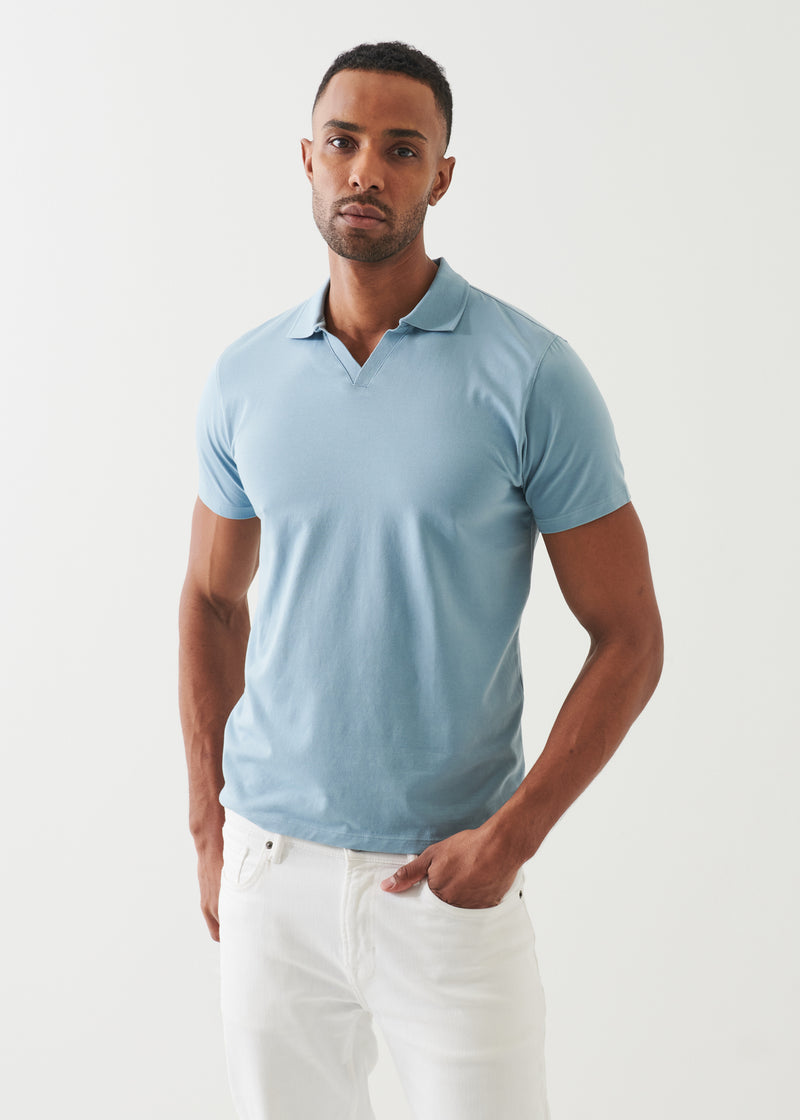 Pima Cotton Stretch Open Polo