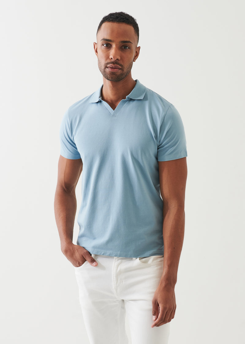 Pima Cotton Stretch Open Polo