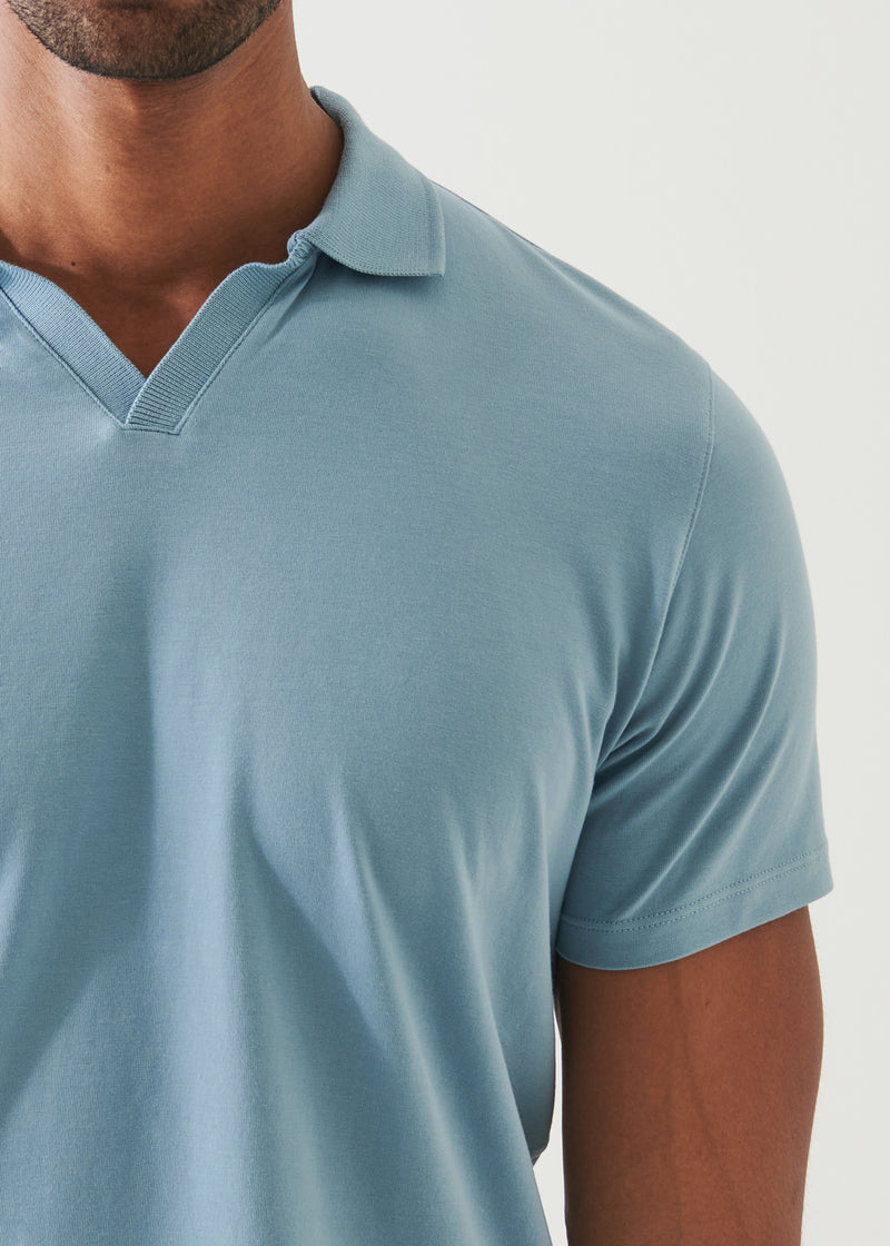 Pima Cotton Stretch Open Polo