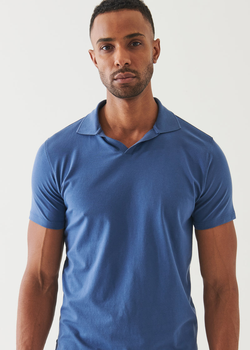 Pima Cotton Stretch Open Polo