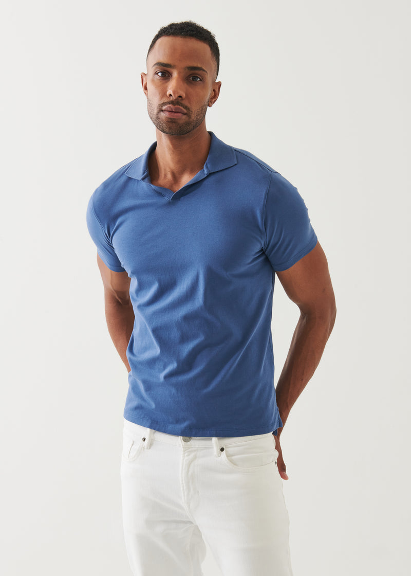 Pima Cotton Stretch Open Polo