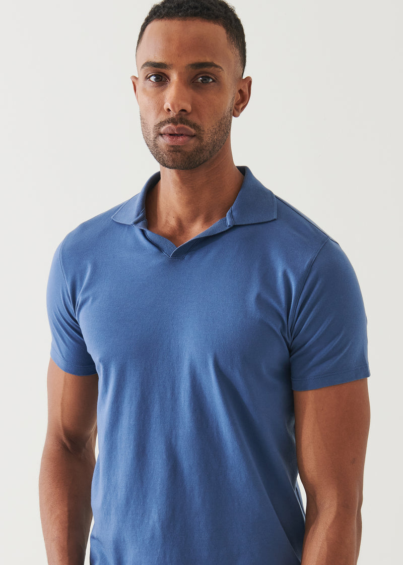 Pima Cotton Stretch Open Polo