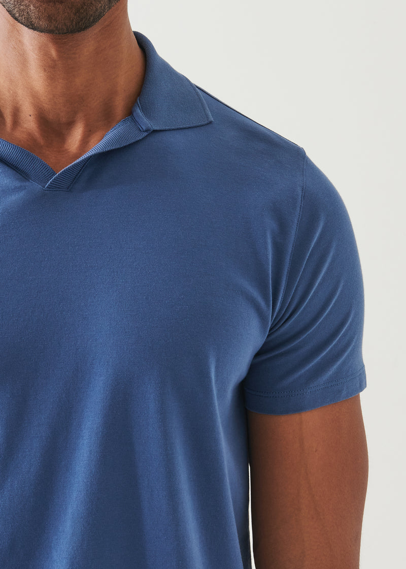 Pima Cotton Stretch Open Polo