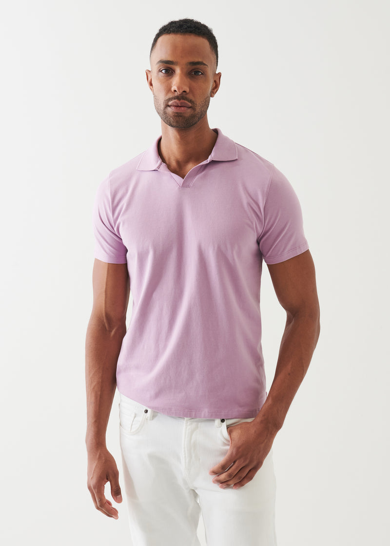 Pima Cotton Stretch Open Polo