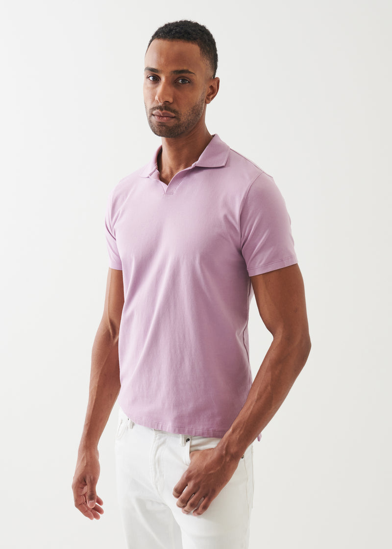 Pima Cotton Stretch Open Polo