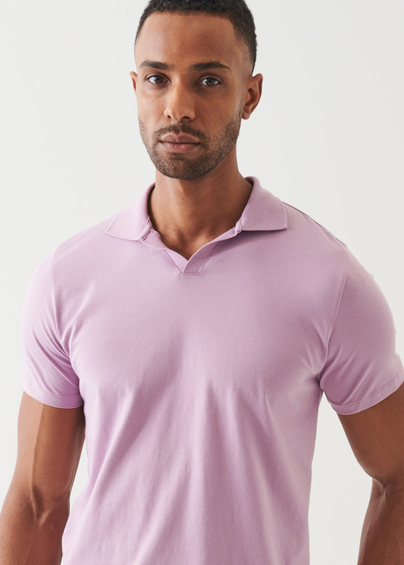 Pima Cotton Stretch Open Polo