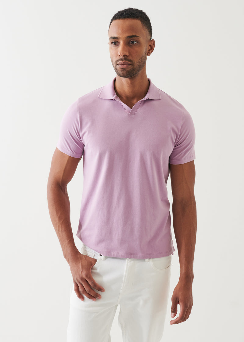 Pima Cotton Stretch Open Polo