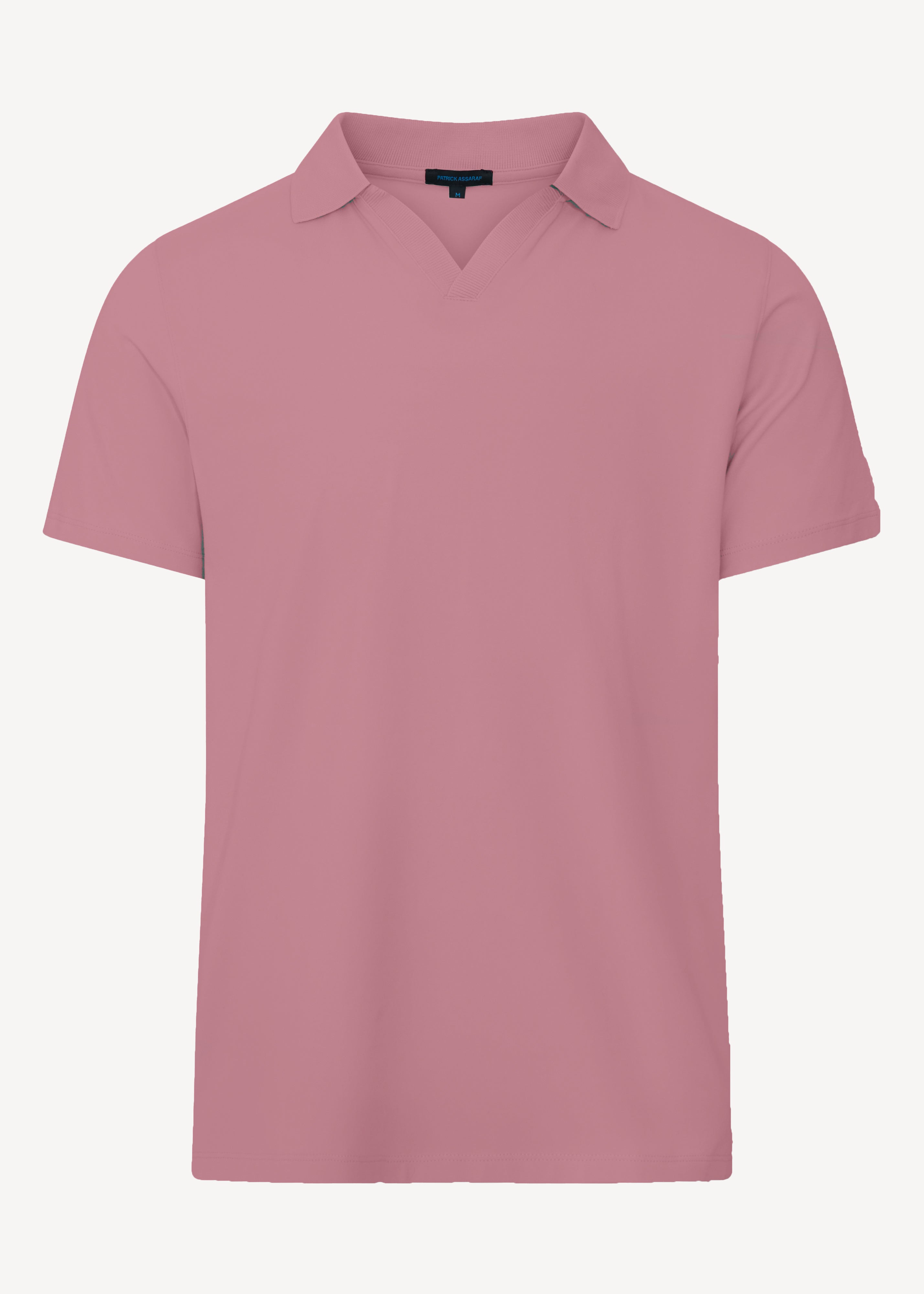 Pima Cotton Stretch Open Polo - PATRICK ASSARAF