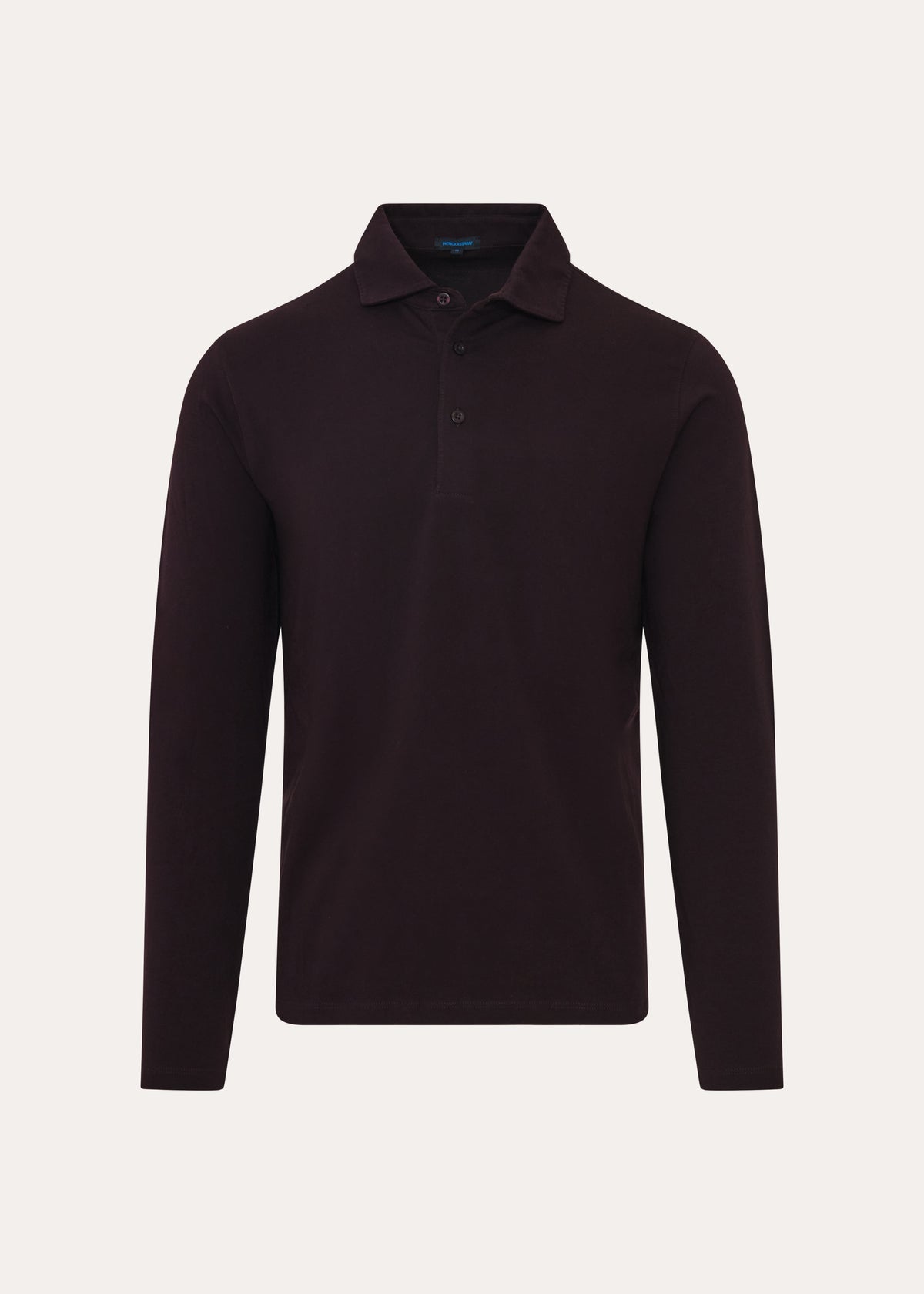 Pima Cotton Stretch Long Sleeve Polo - PATRICK ASSARAF