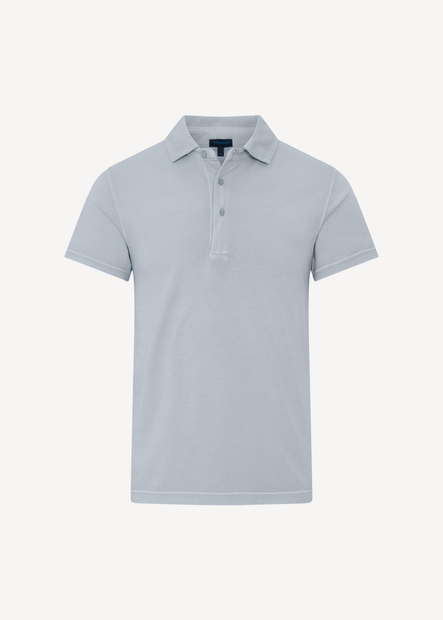 Pima Cotton Stretch Vintage Wash Short Sleeve Polo - PATRICK ASSARAF