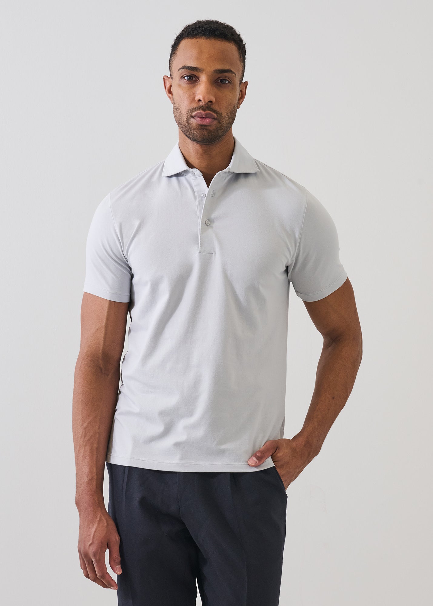 Pima Cotton Stretch Iconic Polo - PATRICK ASSARAF
