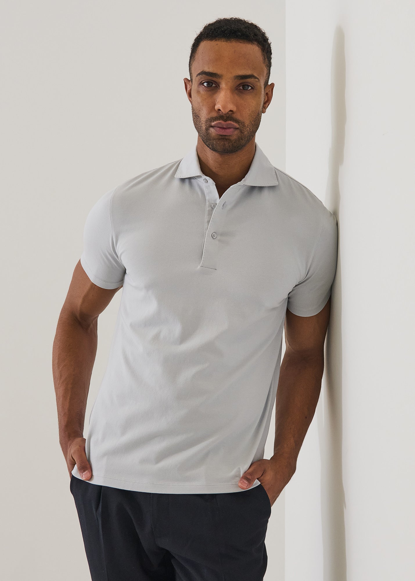 Pima Cotton Stretch Iconic Polo - PATRICK ASSARAF