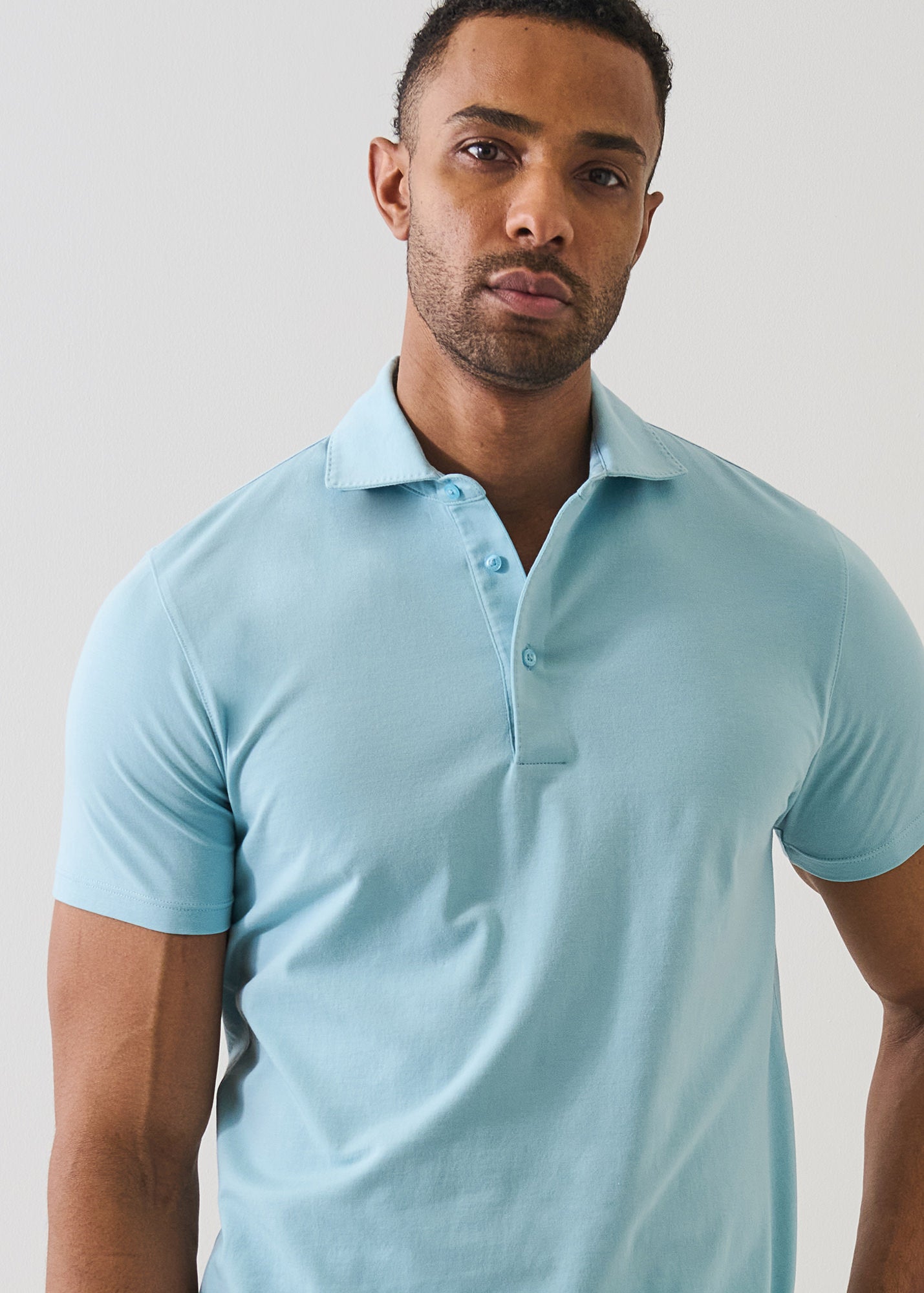 Pima Cotton Stretch Iconic Polo - PATRICK ASSARAF
