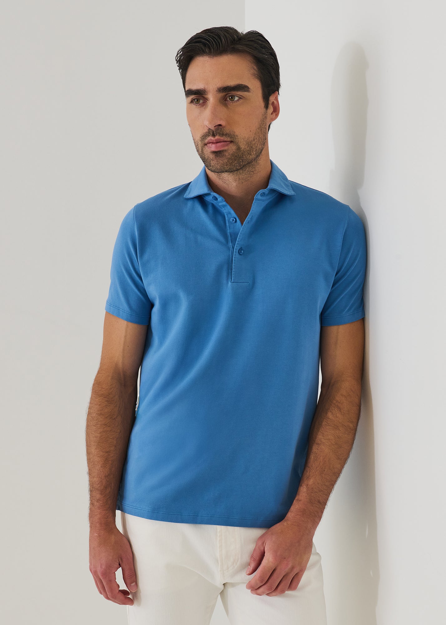 Pima Cotton Stretch Iconic Polo - PATRICK ASSARAF