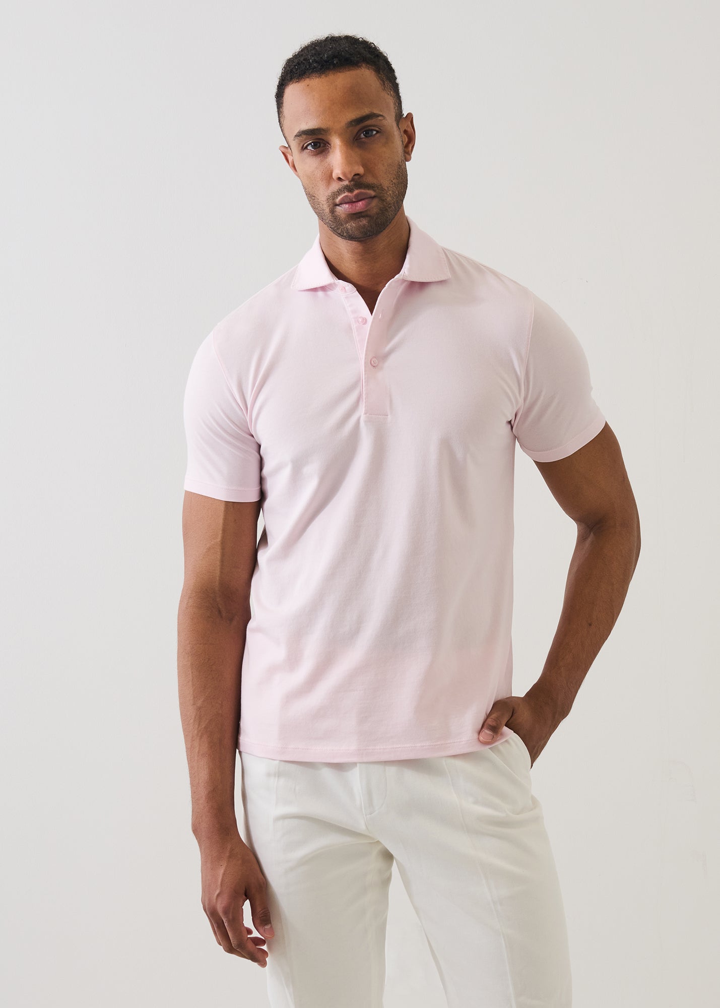 Pima Cotton Stretch Iconic Polo - PATRICK ASSARAF