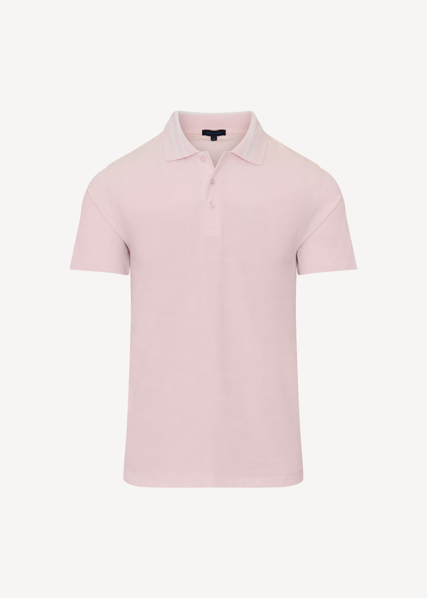 Pima Cotton Stretch Tipped Polo - PATRICK ASSARAF