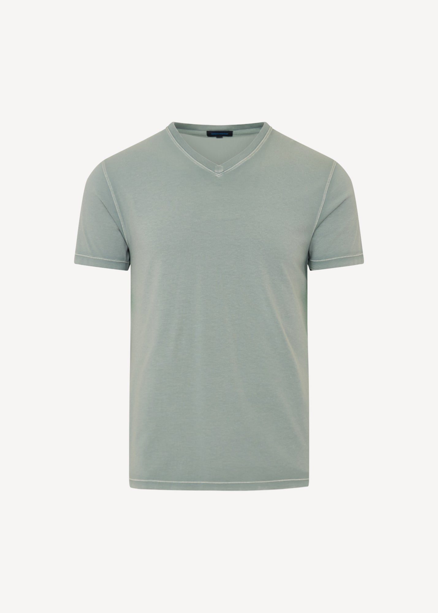 Pima Cotton Stretch Vintage Wash V-Neck T-Shirt - PATRICK ASSARAF