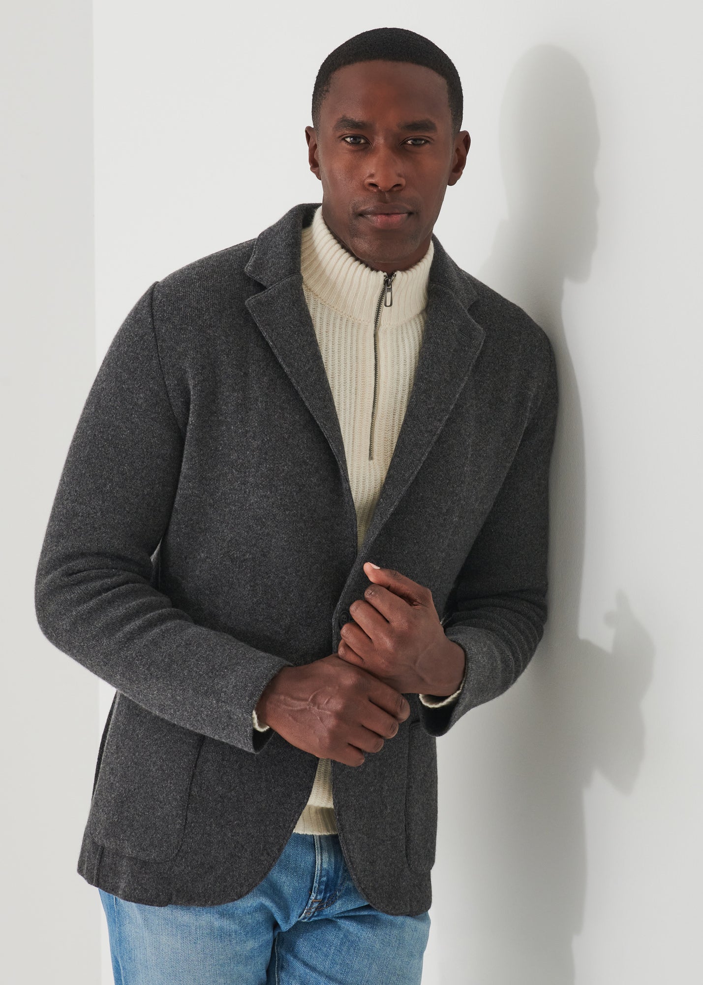Italian Cashmere Two-Button Blazer - PATRICK ASSARAF